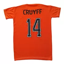 Casaca Retro Cruyff Holanda 1974 - Adulto.