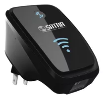 Satra Wifi Max, Extensor Repetidor Inalámbrico De Wifi 2.4ghz 300mbps Color Negro 220v