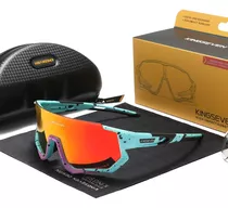  Lentes Gafas De Sol Kingseven Deporte Ciclismo 3 Visores 