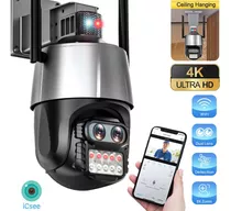 Cámara Ip Ptz Mini 4mp Wifi Dual-cam Zoom Smart-led 2-ways A