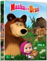 Dvd Masha E O Urso 2ª Temporada Completa Volumes 4, 5 E 6