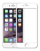 Film Vidrio Templado 5d iPhone 6,6s 3x + Resistente, Blanco