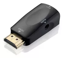 Adaptador Conversor Hdmi Macho A Vga Hembra Full Hd + Audio