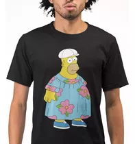 Polos Homero Gordo Simpson Algodón Reactivo Vend G