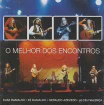 Cd - Elba, Zé Ramalho, G Azevedo - Melhor Dos Encontros Lacr