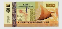 Fk Billete Bonaire 500 Dolares 2015 Uso Privado Sin Circular
