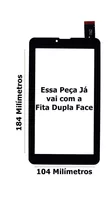 Tela Vidro Touch Tablet Compatível Dl Tx-254 3g Dual Chip