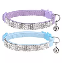 Expawlorer Collares De Terciopelo Suave Para Gatos Seguros P