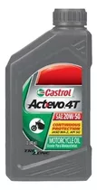 Aceite Para Motor Castrol Mineral 20w-50 Para Motos Y Cuatriciclos De 1 Unidad