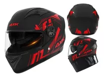 Casco De Motocicleta Con Doble Espejo Hd