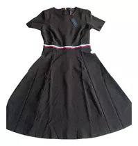 Vestido Tommy Hilfiger Talla 0 Color Negro 100% Original