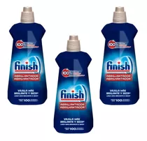 Finish Pack 3 Abrillantador Secante Para Lavavajillas 400ml.