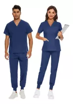 Ambos Sanitario Uniformes Medicos Unisex Con Puño 