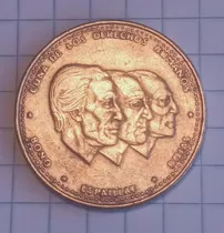 Coleccionistas Moneda Medio Peso Dominicano Año 1987