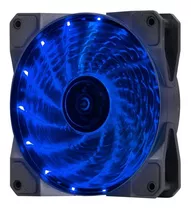 Cooler Fan 120mm 15 Leds Azul 12v 4 Pinos Gaming Gabinete