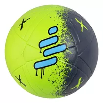 Balón De Fútbol Oka Match Termoformado N° 4 Color Verde Neón