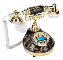 Telefono Hentak Antiguo Feng Shui Porcelana Negra Caller Id