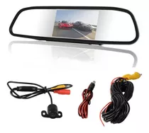 Retrovisor Visor Espelho Tela Lcd Veicular Com Câmera De Ré