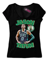 Remera Mujer Boston Celtics Jason Tatum Nba24 Dtg Premium