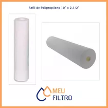 Refil Polipropileno Pp 10  X 2.1/2  Filtro De Água