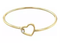 Pulsera Con Corazón Tommy Hilfiger Dorada 30% Off !!