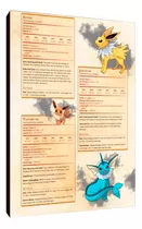 Cuadros Poster Pokemon Eevee Evolucion 40x60 (suv 2)