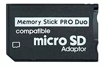 Memory Stick Pro Duo Adaptador Micro Sd Sdhc Camara 