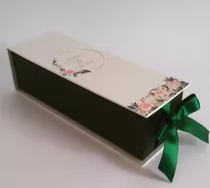 Cajas Rígidas Para Botellas Regalos Recuerdos 