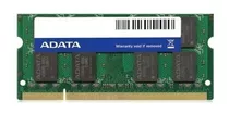 Memória Ram Color Verde  2gb 1 Adata Ad2s800b2g6-s