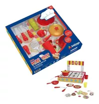 Brinquedo Chef Kit Cozinha Infantil Fogãozinho E Utensílios