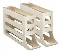 2 Pcs Organizador Huevos Para Nevera, Almacenamiento Huevos