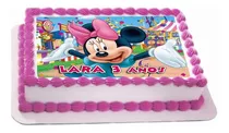 Láminas Comestibles Minnie Mouse Para Tortas En Horas