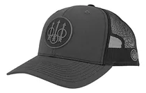 Gorra De Camionero Beretta Js Mesh Back Para Hombre, Carbón