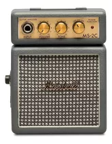 Amplificador Marshall Micro Amp Ms-2 Transistor Para Guitarra De 1w Color Gris Oscuro