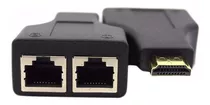 Extensor Hdmi 3d Até 30mt Via Cabo De Rede Utp Rj45 Cat5/cat