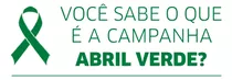 Laço Campanha Abril Verde  Kit Com 100 Unid.
