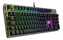 Havit Kb492l Teclado Mecânico Gamer Rgb Switch Brown Abnt2