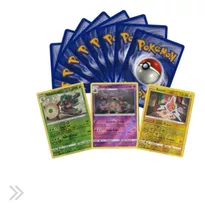 Lote Pokémon 25 Cartas Brilhantes Nenhuma Repetida + Brinde