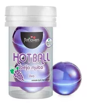 Bolinhas Hot Ball Dupla Beija Muito Uva Hc584