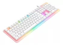 Teclado Para Jogadores, Iluminação Rgb, Com Fio, Teclas Multimídia, Pc, Cor Do Teclado, Design, Idioma, Espanhol