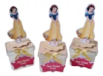 20 Caixinha Acrílica Branca De Neve 3d Personalizada 