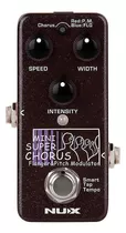 Nux Mini Scf Super Chorus Flanger Y Pedal De Efectos De Tono