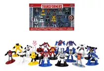 Pack 18 Figuras Metálicas Transformers De 4 Cm