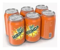 Mirinda Lata 354ml Original Pack X6 Gaseosa