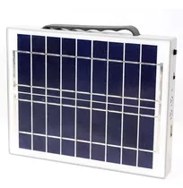 Cargador Solar Incluye 2 Focos Y Cables