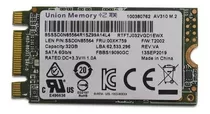 Disco Sólido Ssd M.2 Union Memory 2242 32gb 00xk759 6gb/s Cor Verde