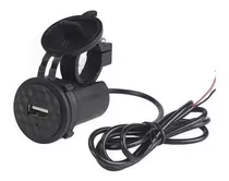 Cargador Toma 12v Usb Celular Adaptador Soporte Motos