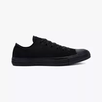 Tenis Converse All Star Chuck Taylor Low Top Color Black Monochrome - Adulto 5.5 Us