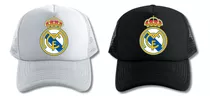 Gorras Trucker Real Madrid Futbol Pack X 2 Deluxe