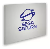 Quadro Decoração Do Jogo Sega Saturn Placa De Mdf